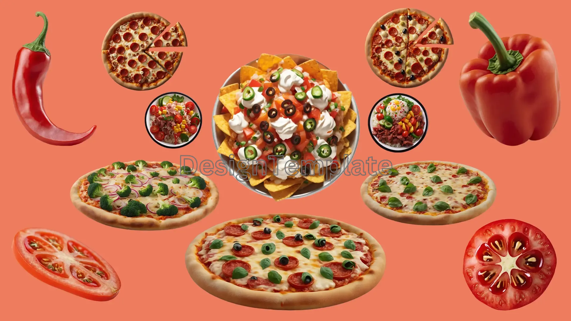 Pizza Elements 3D Design Pack image